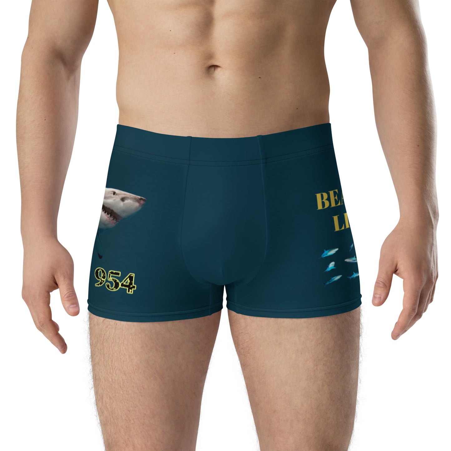 Beach Life Shark Attack 954 Signature Boxer Briefs