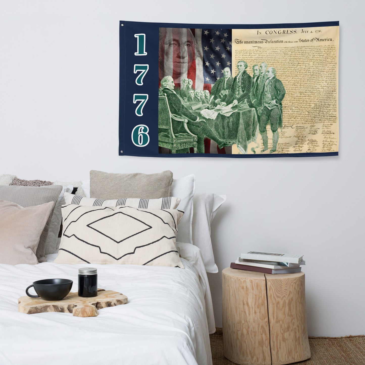 Declaration of Independence 954 Signature Flag