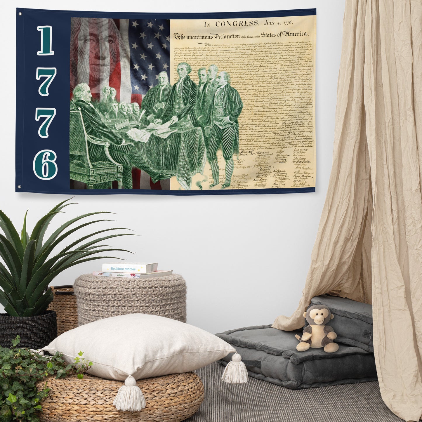 Declaration of Independence 954 Signature Flag