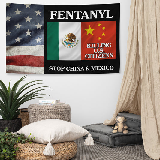 Stop Fentanyl USA Flag
