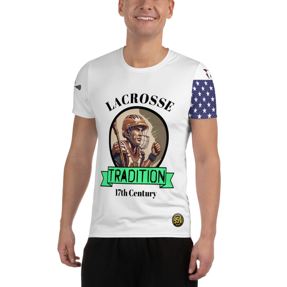 Lacrosse USA 954 Signature Men's Athletic T-shirt