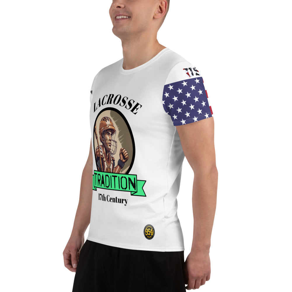 Lacrosse USA 954 Signature Men's Athletic T-shirt