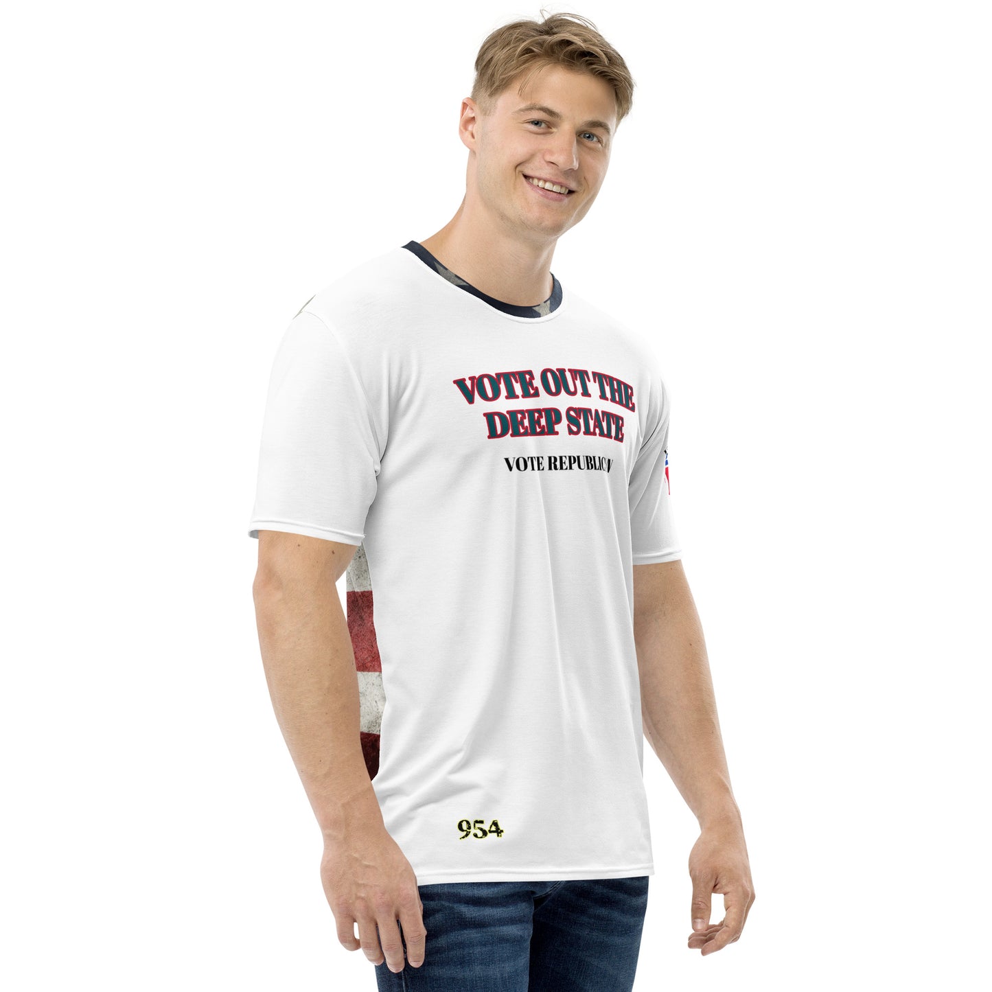 The Deep State 954 Signature Men's t-shirt