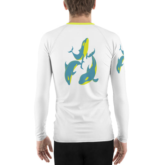 Beach Life Dolphins 954 Signature Men's Rash Guard