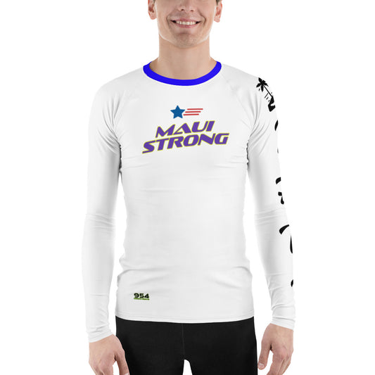 Maui Strong 954 Mission Rescue Men's Rash Guard