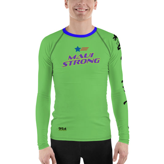 Maui Strong 954 Mission Rescue Men's Rash Guard