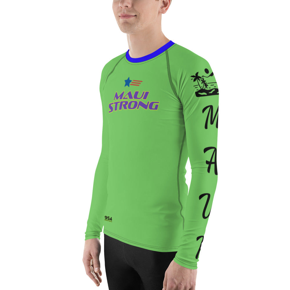 Maui Strong 954 Mission Rescue Men's Rash Guard