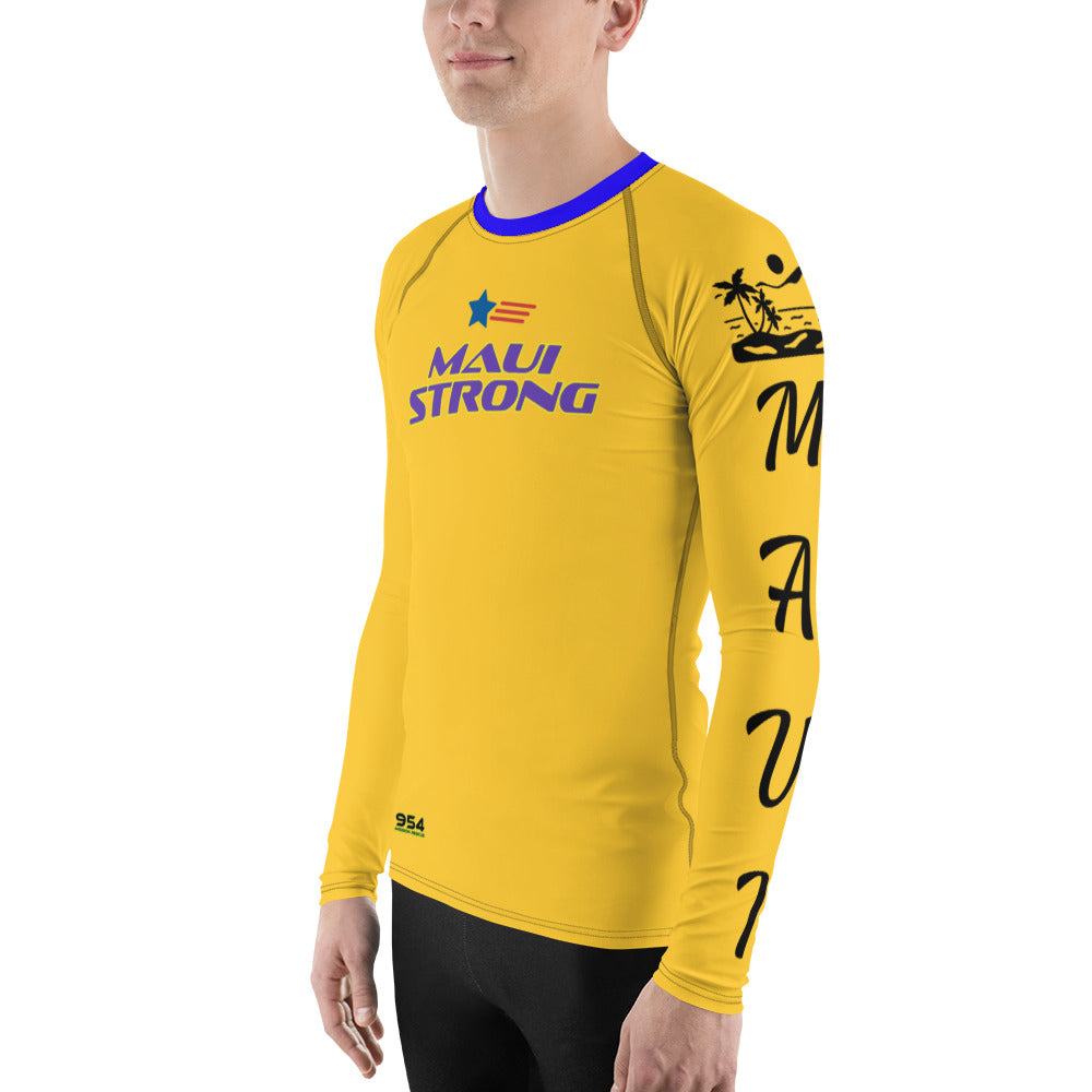 Maui Strong 954 Mission Rescue Men's Rash Guard