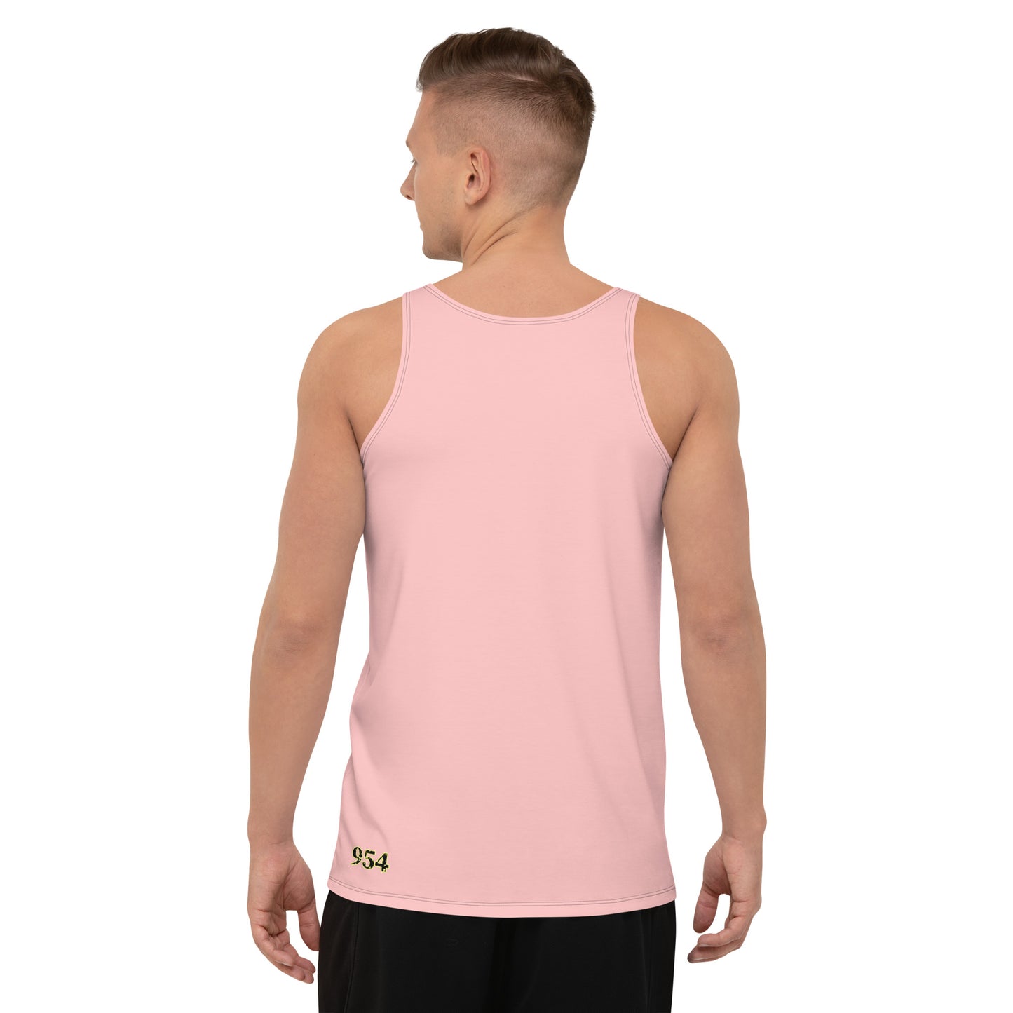 Pink 954 Signature Unisex Tank Top