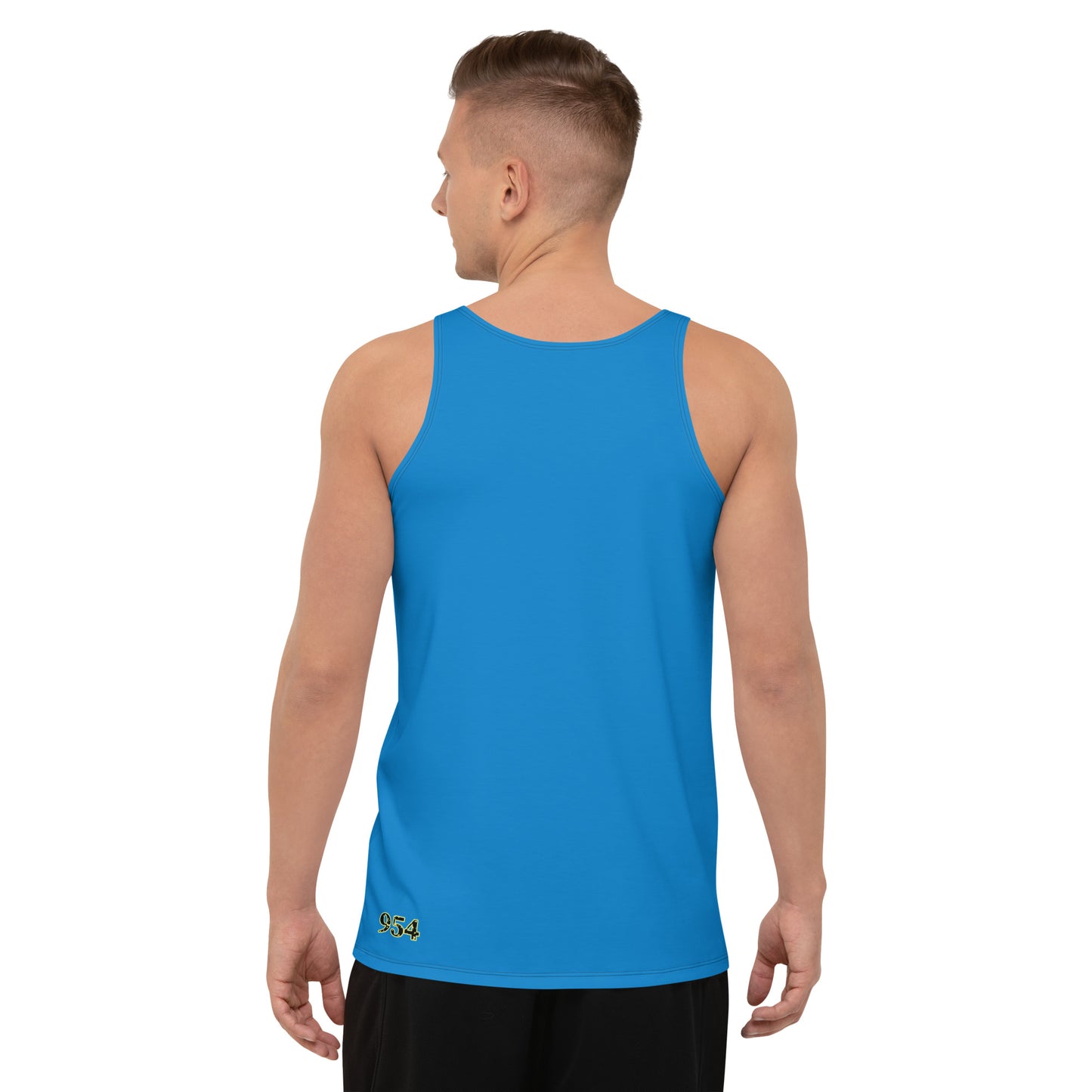 Navy Blue 954 Signature Unisex Tank Top