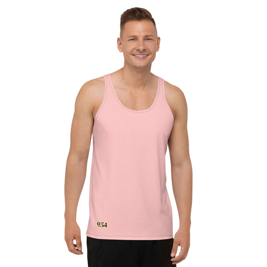 Pink 954 Signature Unisex Tank Top