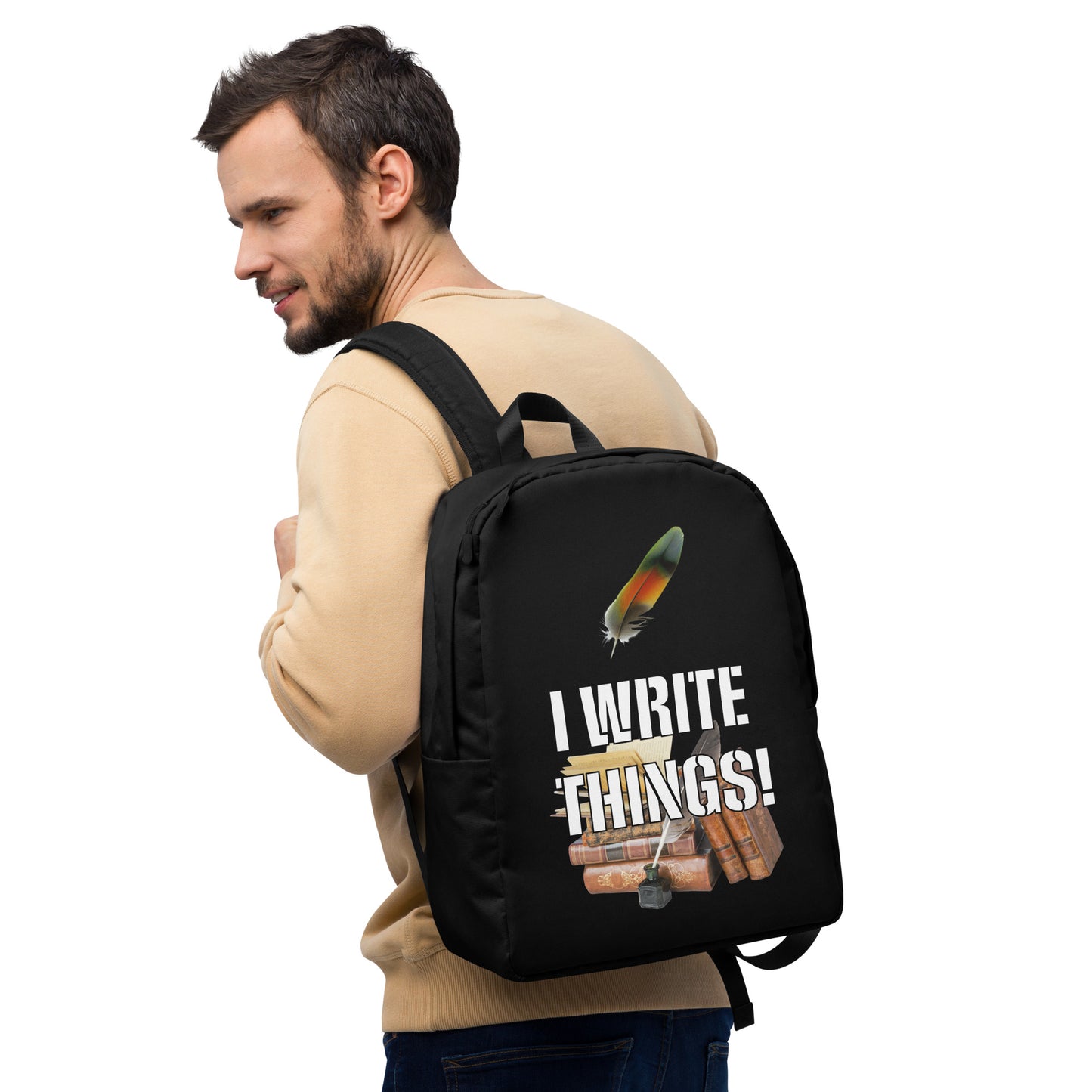 I Write Things 954 Minimalist Backpack