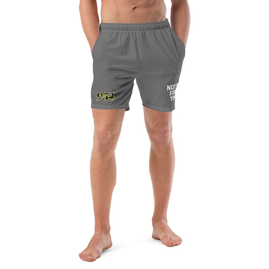 Not my first time! 954 Signature Men's swim trunks