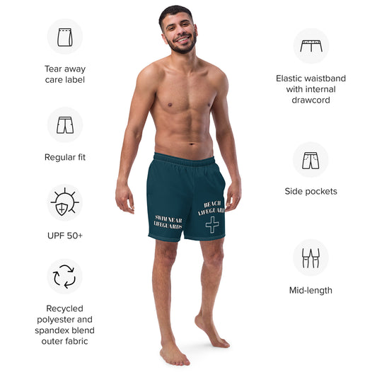 Lifeguard Sea Blue 954 Signature Men's swim trunks