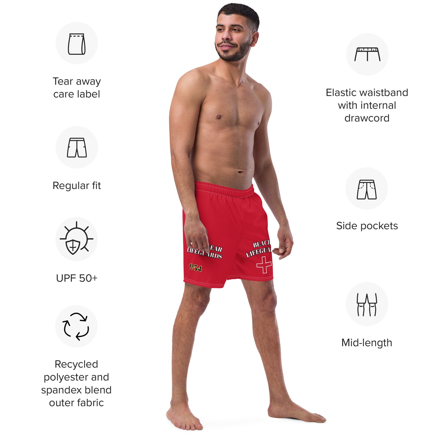 Lifeguard 954 Signature Men's swim trunks