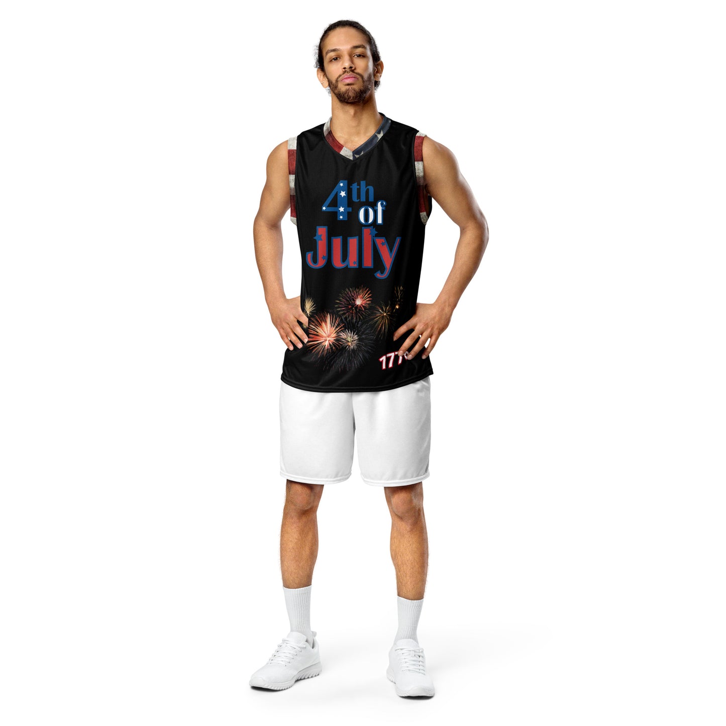 July 4th 1776 954 Signature unisex basketball jersey
