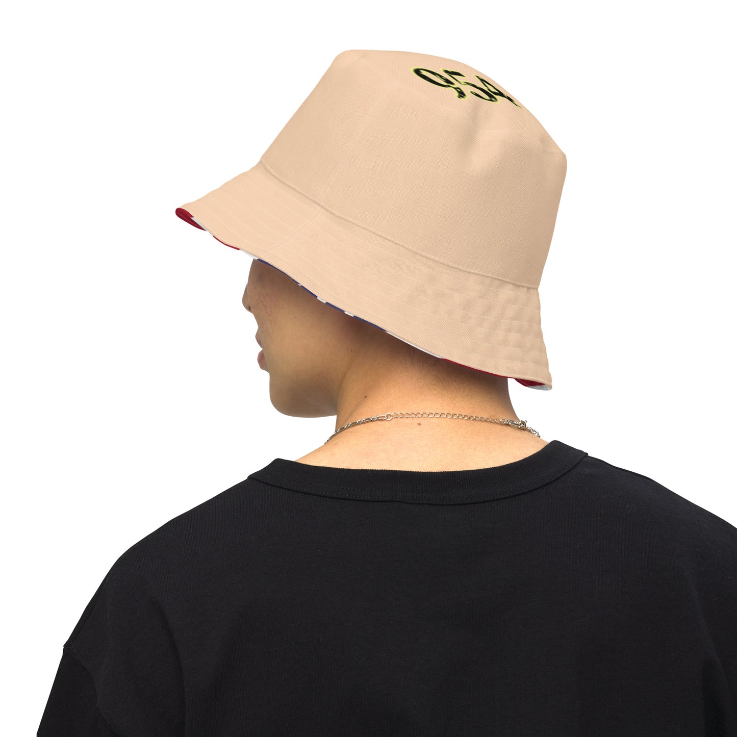 July 4th 954 Signature Reversible Sandy bucket hat