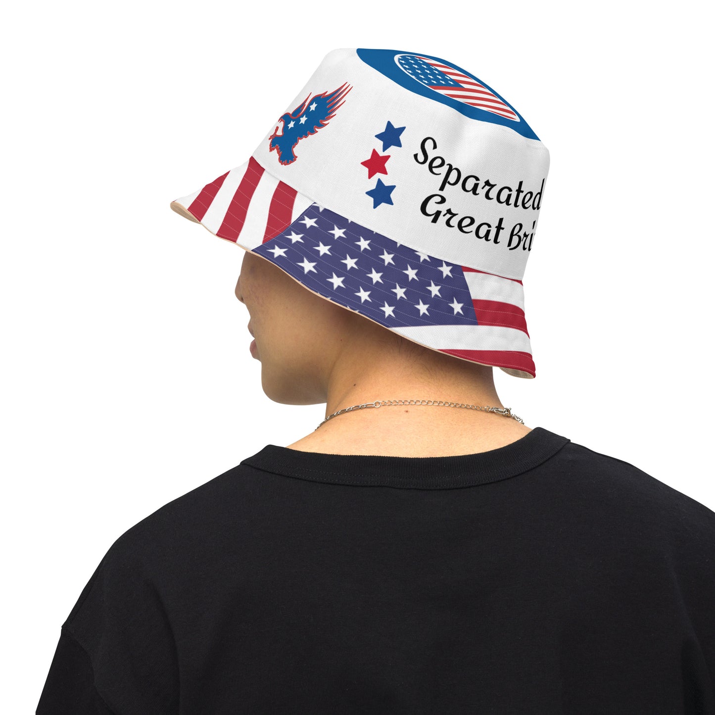 July 4th 954 Signature Reversible Sandy bucket hat