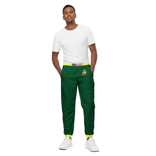 USMC Unisex track pants with yellow safety bands