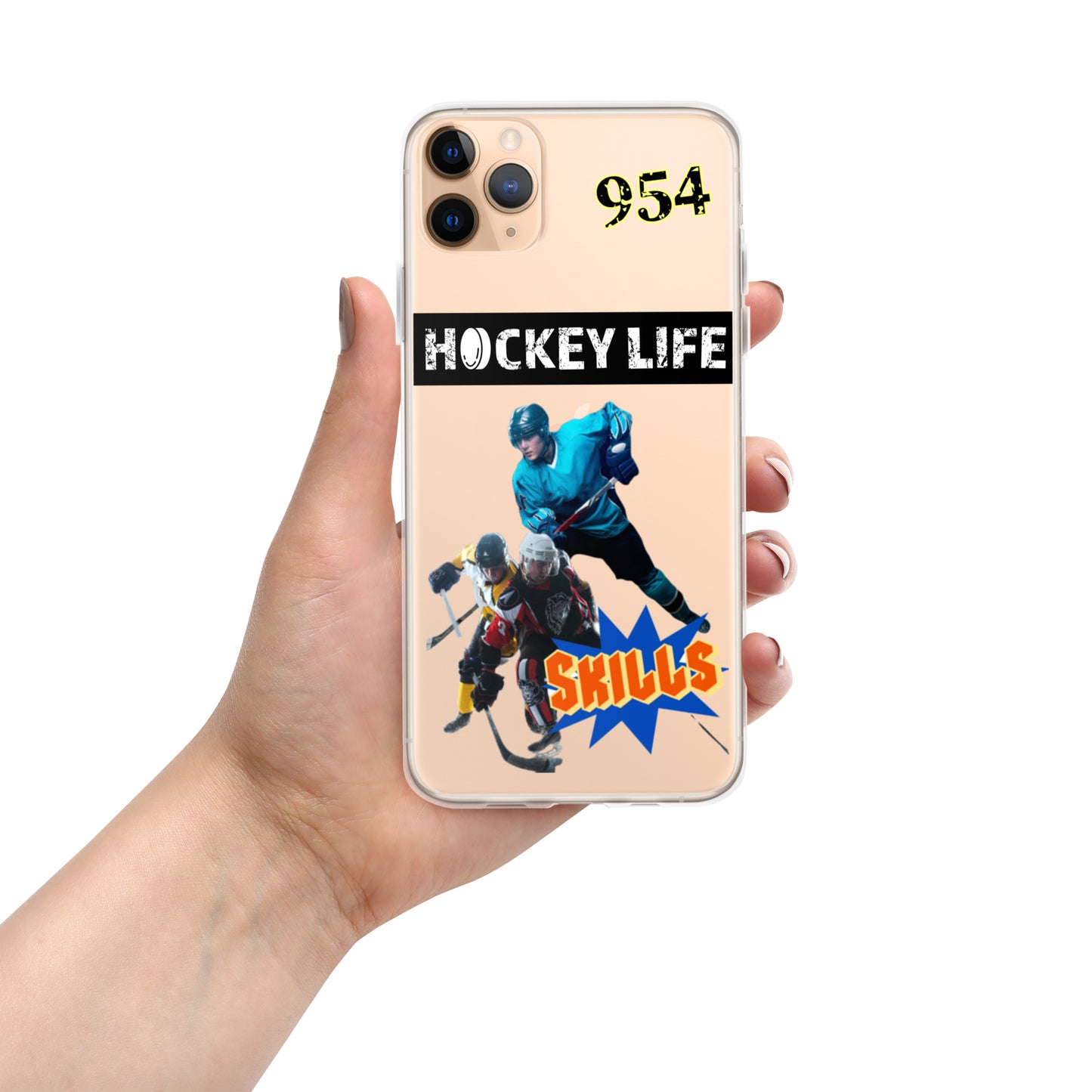Hockey Life 954 Signature Clear Case for iPhone®