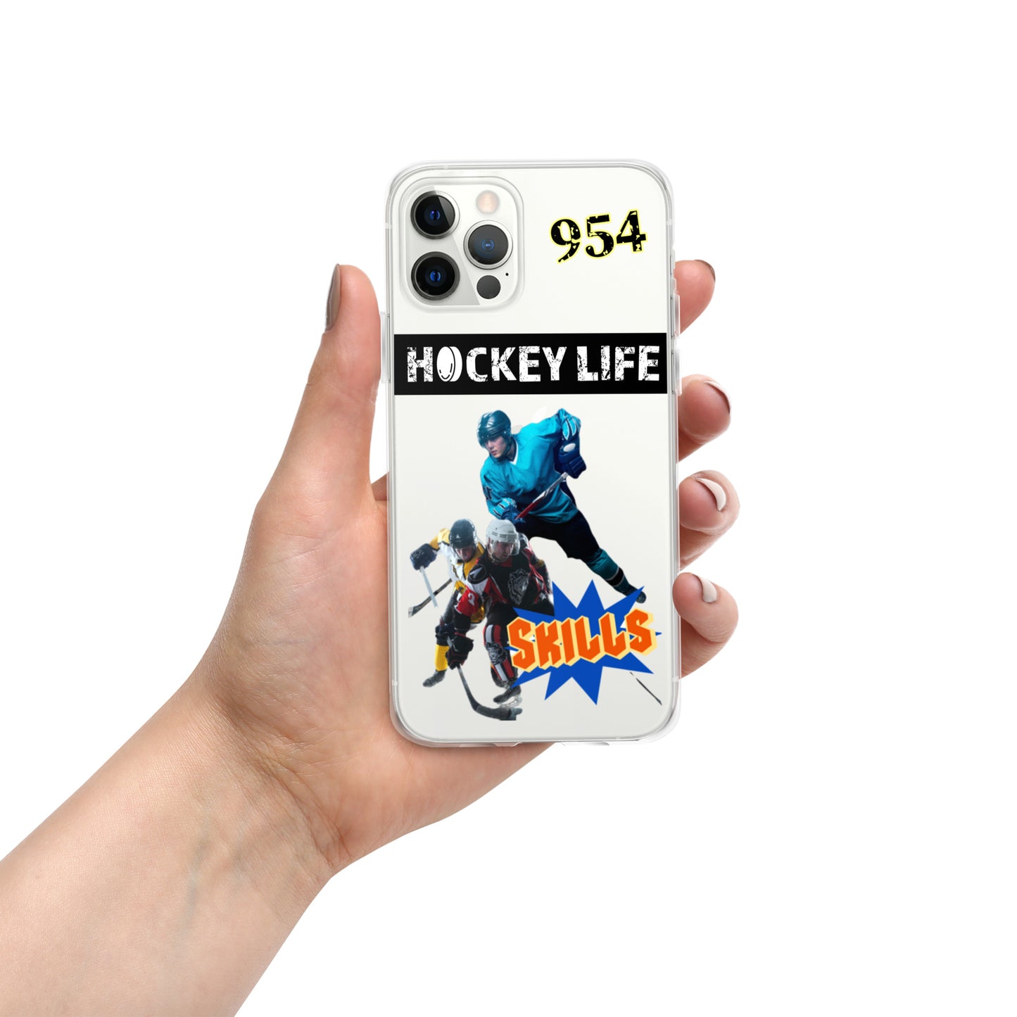 Hockey Life 954 Signature Clear Case for iPhone®