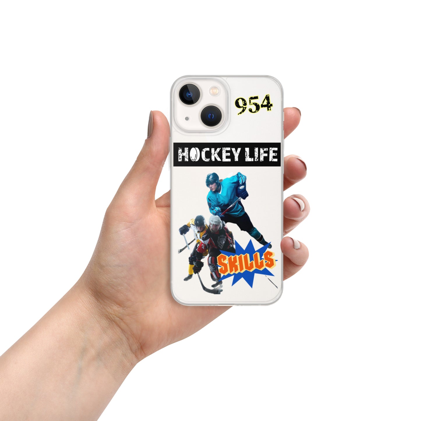 Hockey Life 954 Signature Clear Case for iPhone®