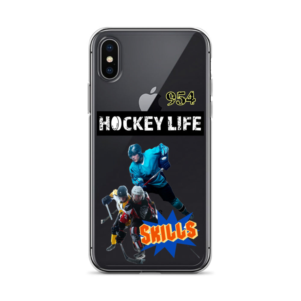 Hockey Life 954 Signature Clear Case for iPhone®
