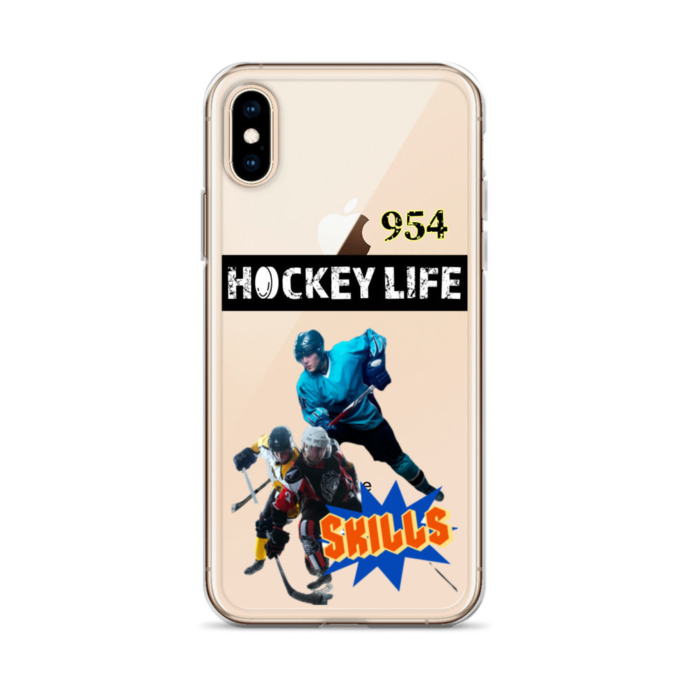 Hockey Life 954 Signature Clear Case for iPhone®