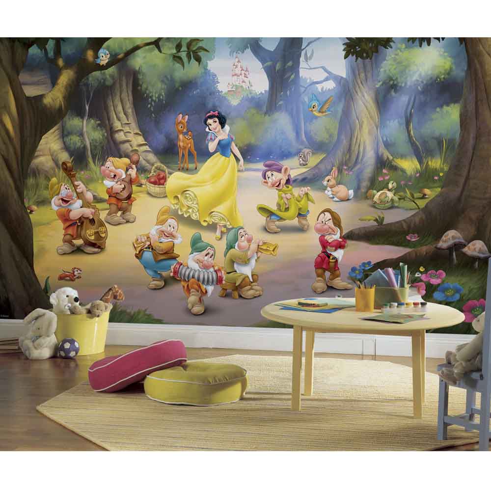 Disney Snow White & the Seven Dwarfs Pre-pasted Wall Mural | 10.5'W x 6'H