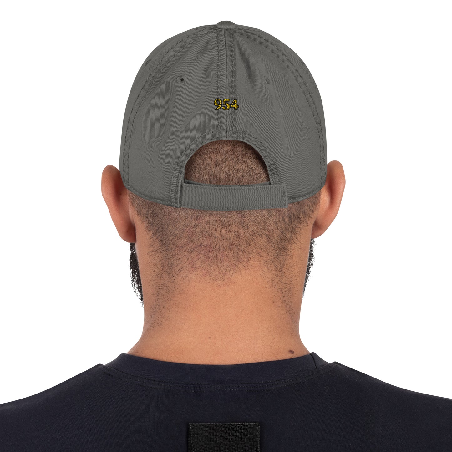 954 Signature Distressed Dad Hat