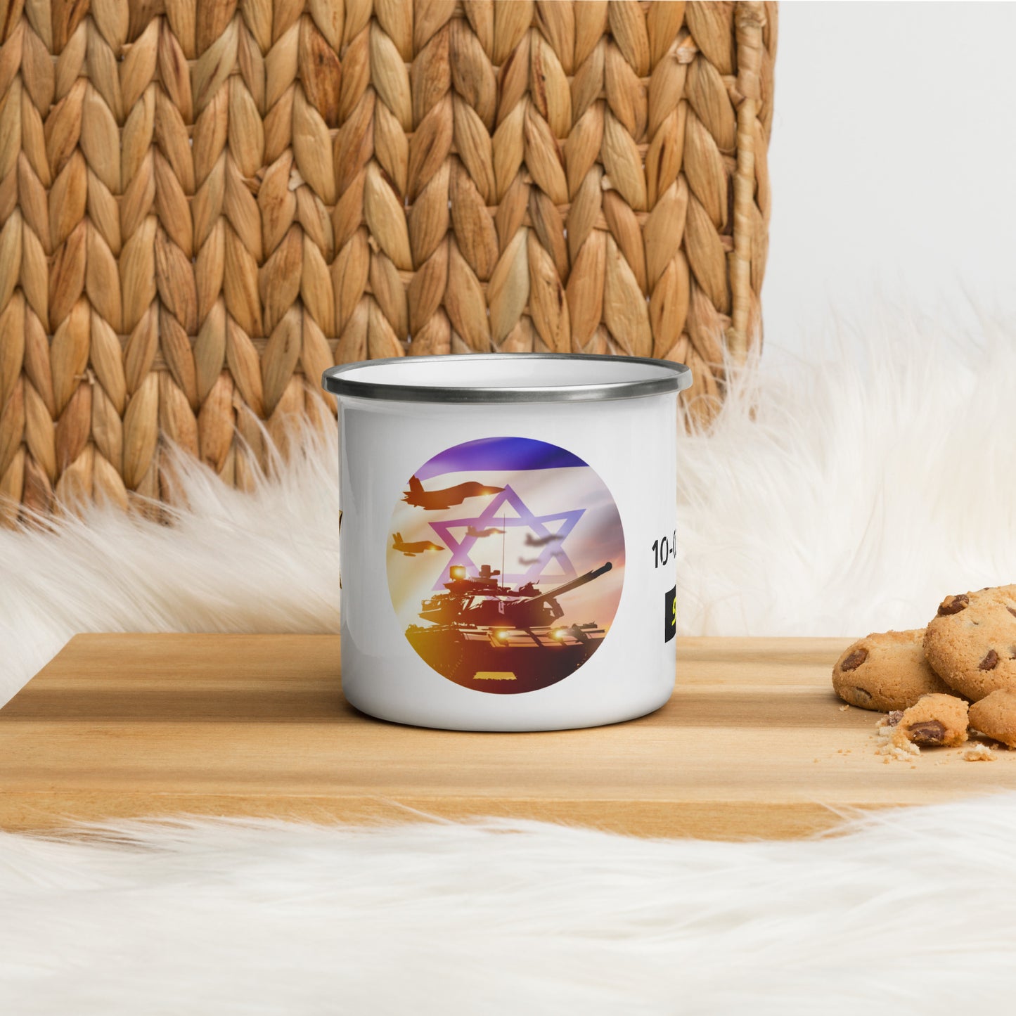 Isael V-2 Enamel Mug