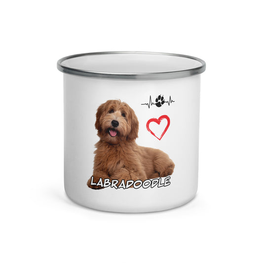 Labradoodle 954 Signature Enamel Mug