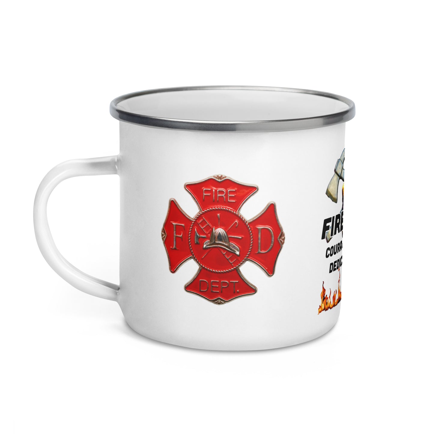 Firefighter 954 Enamel Mug