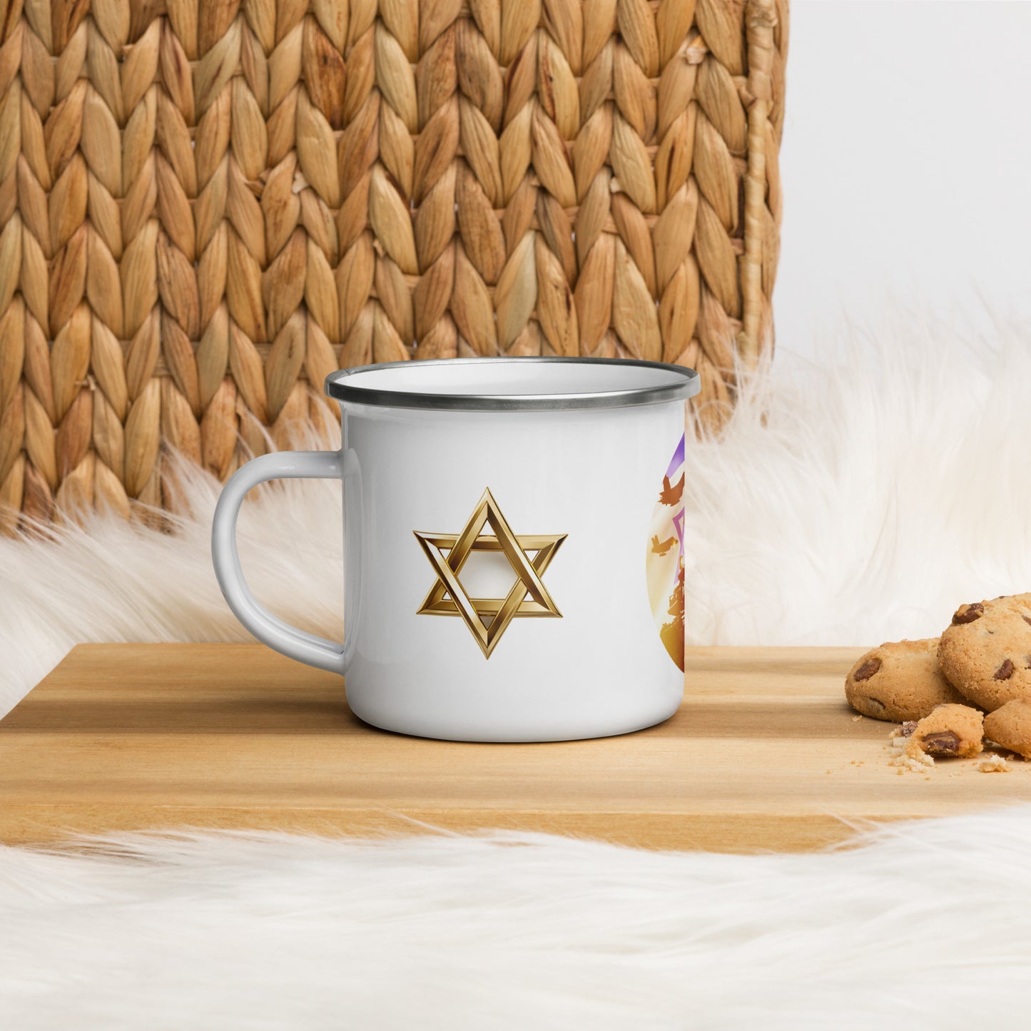 Isael V-2 Enamel Mug