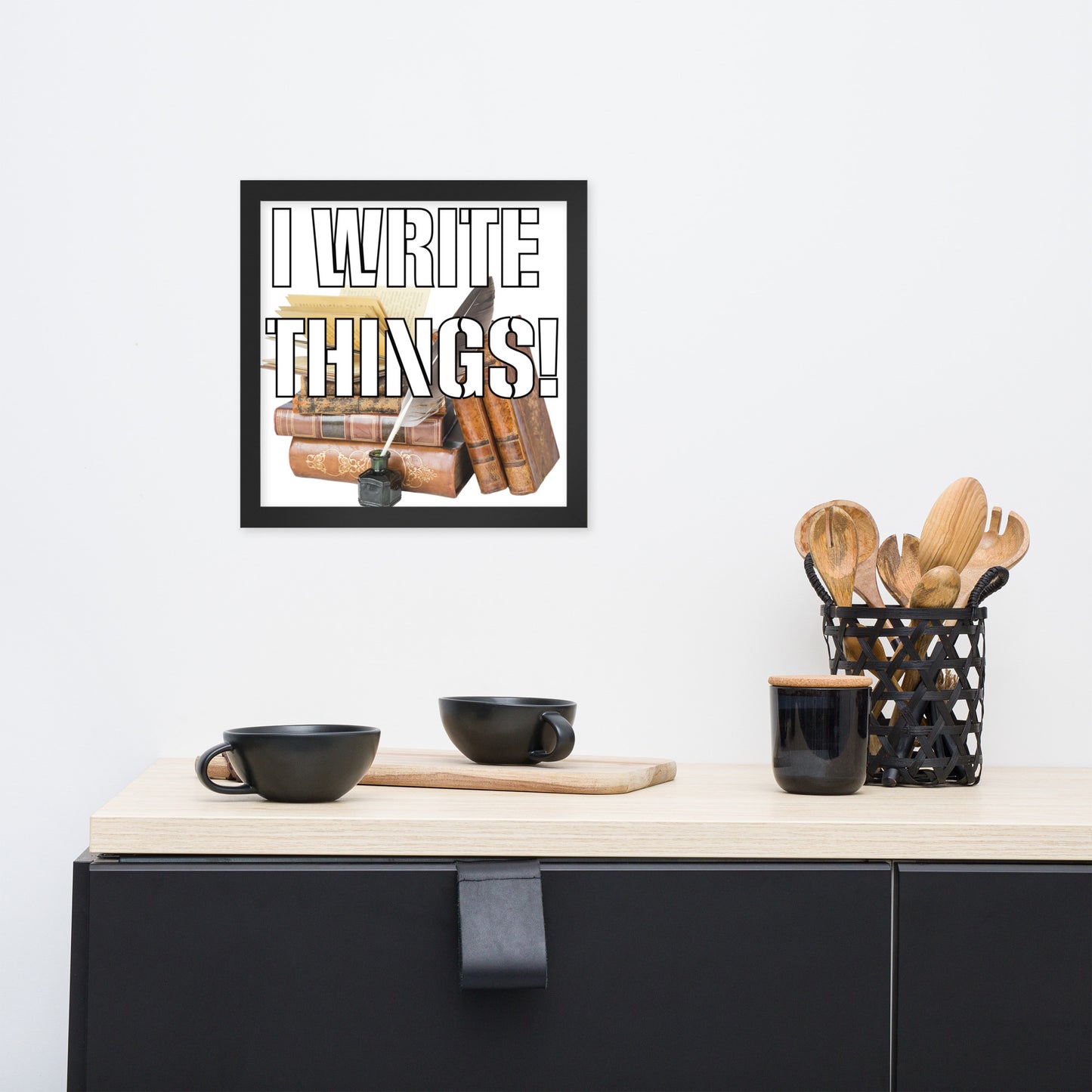 I Write Things! 954 Framed poster