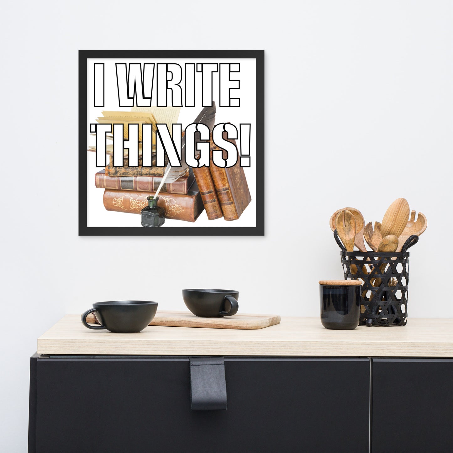 I Write Things! 954 Framed poster