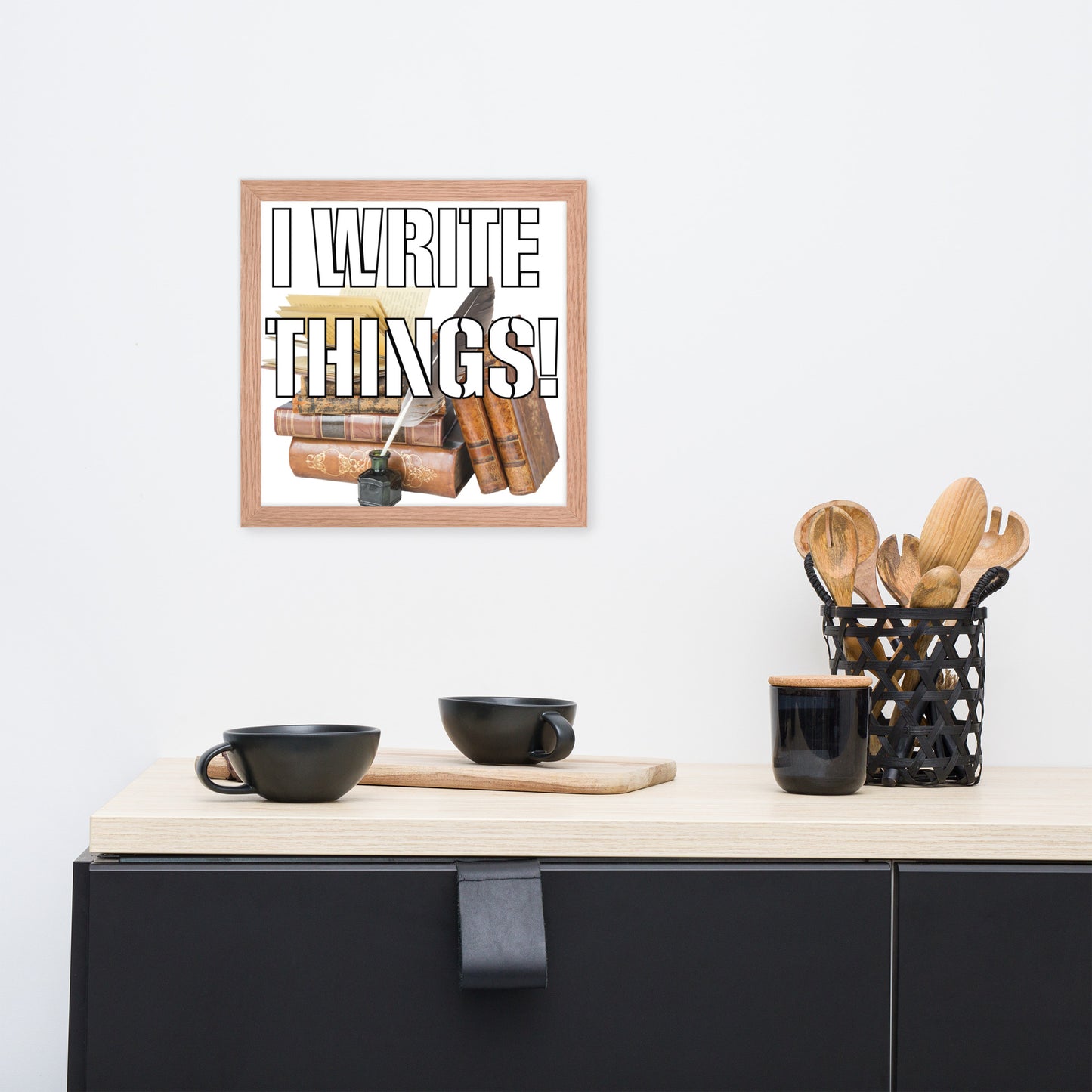 I Write Things! 954 Framed poster