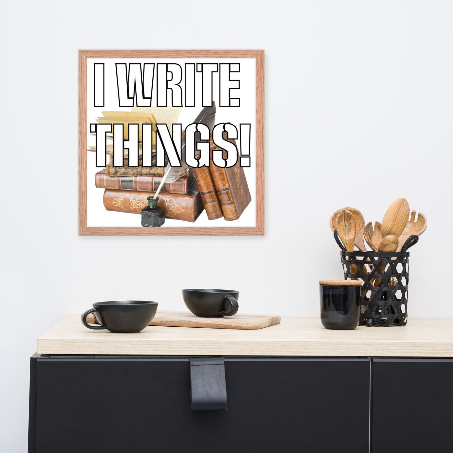 I Write Things! 954 Framed poster