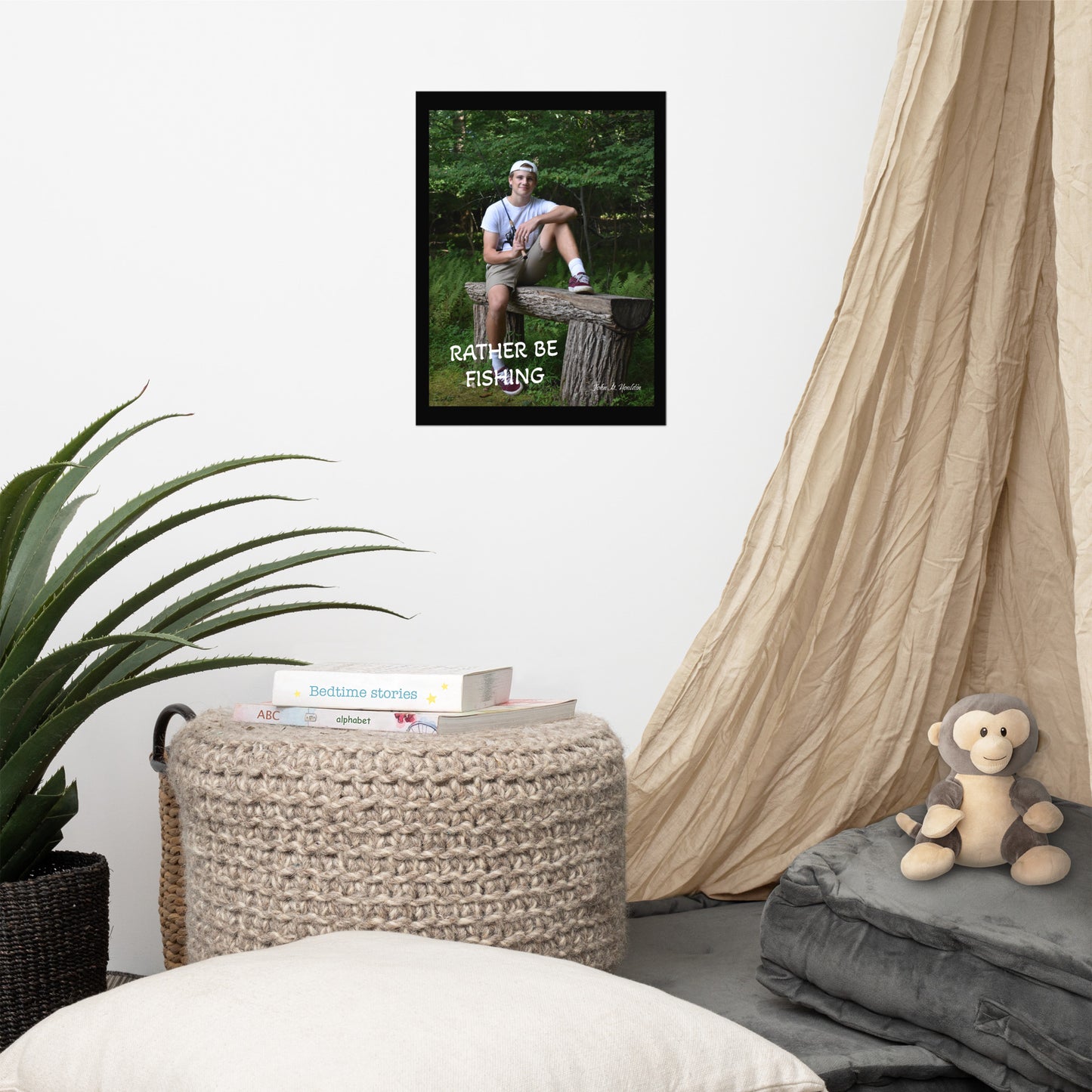 Rather Be Fising 954 Signature Poster