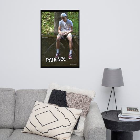 Patience 954 Signature Fishing Poster