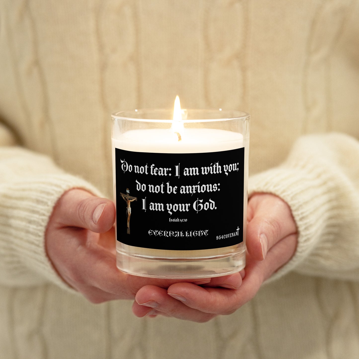 Mourning Candle Glass jar soy wax candle
