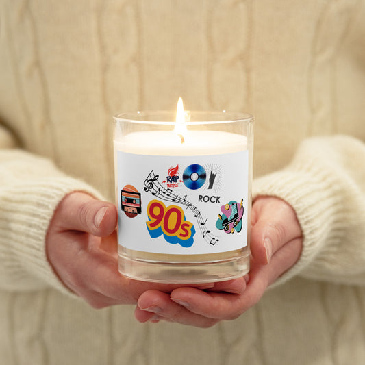 90's RETRO 954 Glass jar soy wax candle