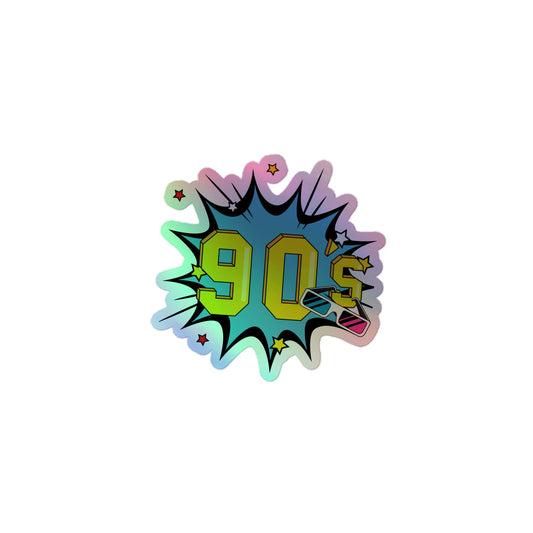 90s RETRO 954 Holographic stickers