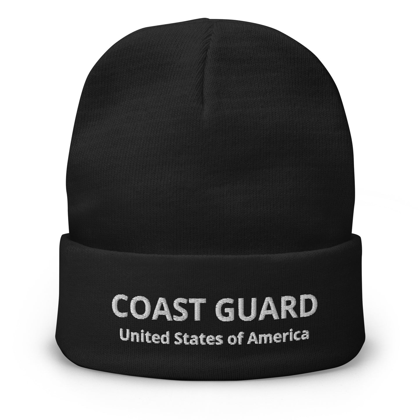 U.S. Coast Cuard Embroidered Beanie