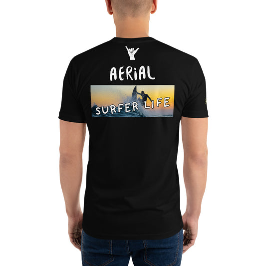 Sufer LIfe Aerial 954 Signature Short Sleeve T-shirt