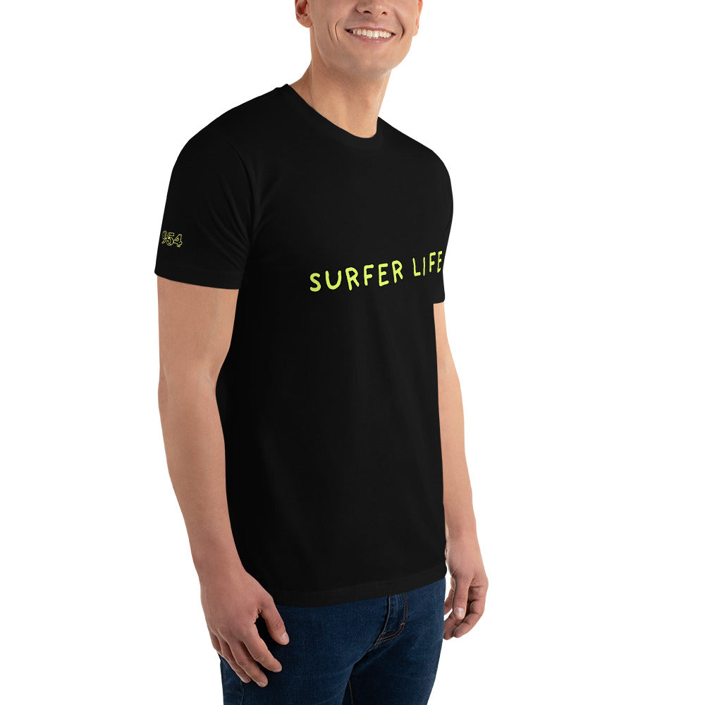 Sufer LIfe Aerial 954 Signature Short Sleeve T-shirt