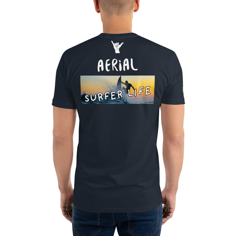 Sufer LIfe Aerial 954 Signature Short Sleeve T-shirt