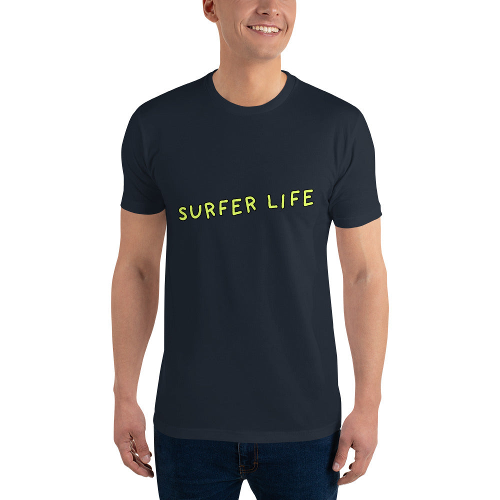 Sufer LIfe Aerial 954 Signature Short Sleeve T-shirt