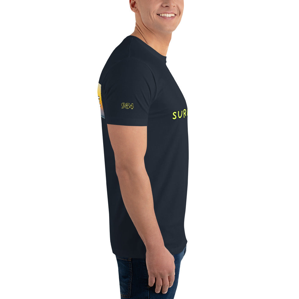 Sufer LIfe Aerial 954 Signature Short Sleeve T-shirt