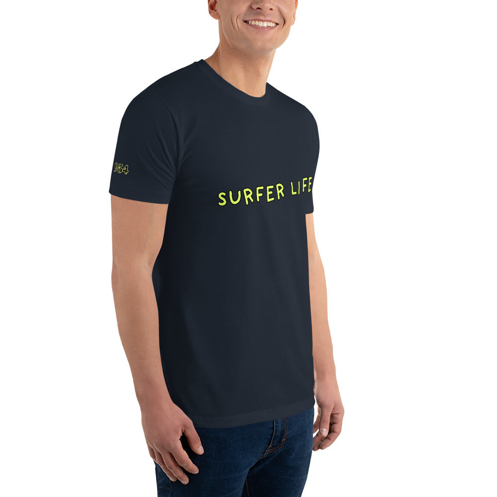 Sufer LIfe Aerial 954 Signature Short Sleeve T-shirt